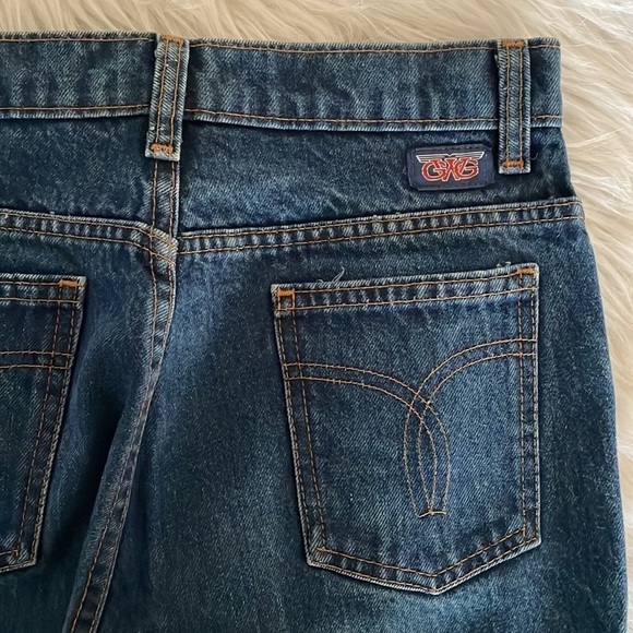 Great Western Garment Jeans Pants Vtg 90s Straight Leg Blue Bootcut Denim Sz 30 - Picture 8 of 9